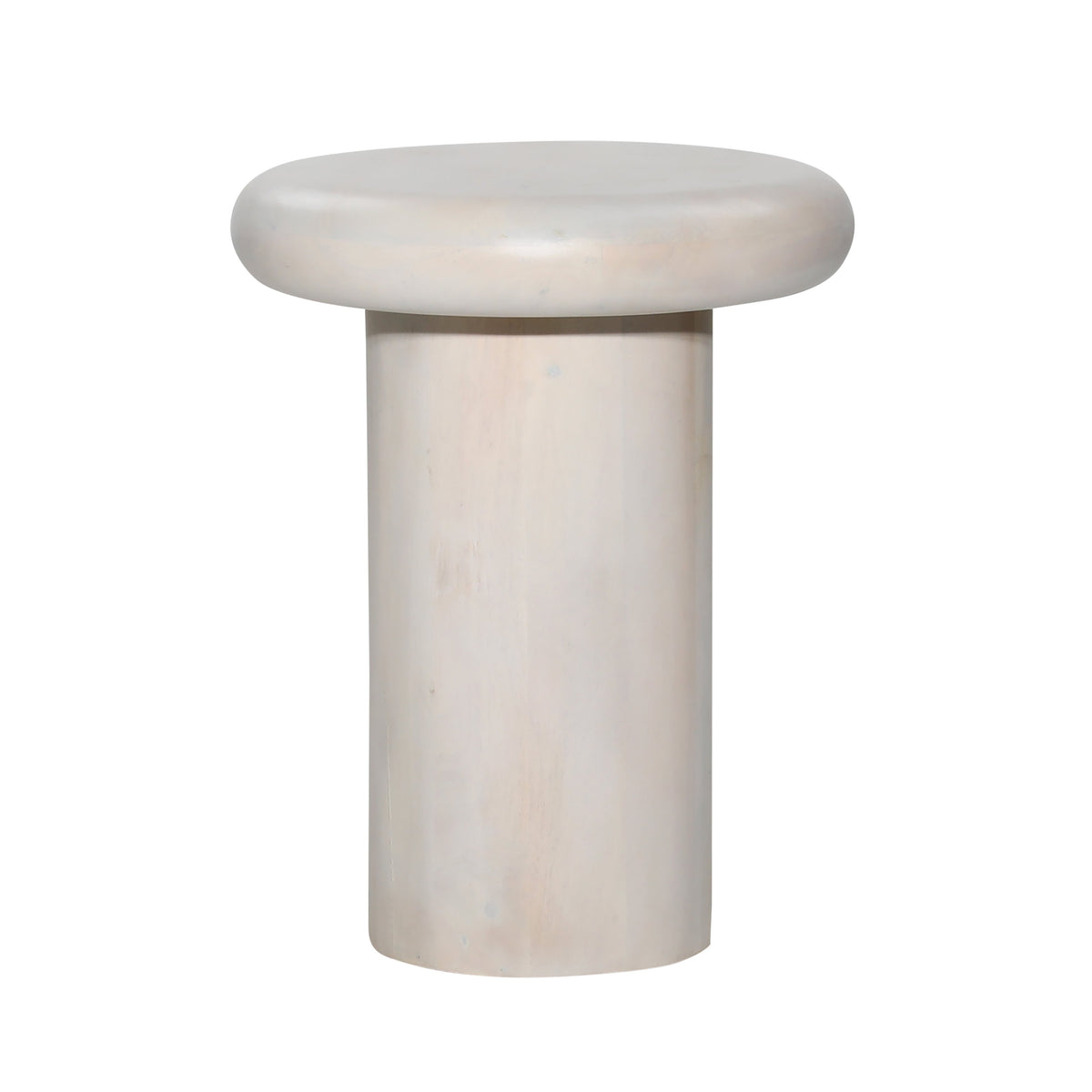 Lavera Whitewash Side Table