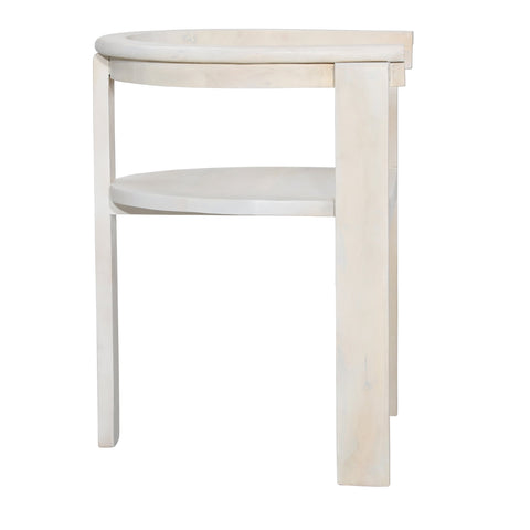 Amira Whitewash Dining Chair