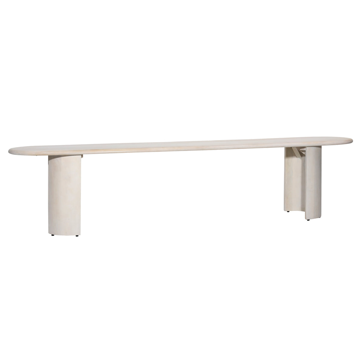 Cielo Whitewash Bench