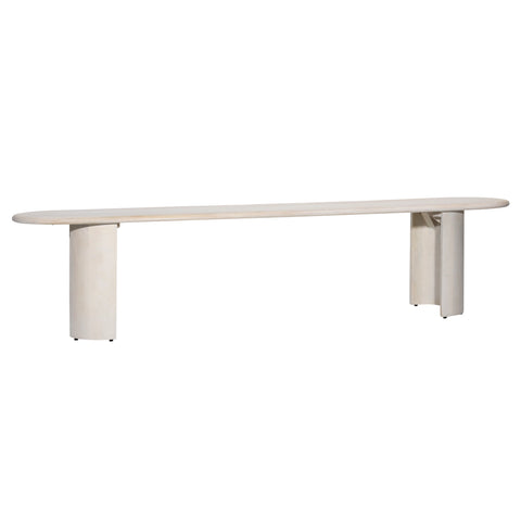 Cielo Whitewash Bench