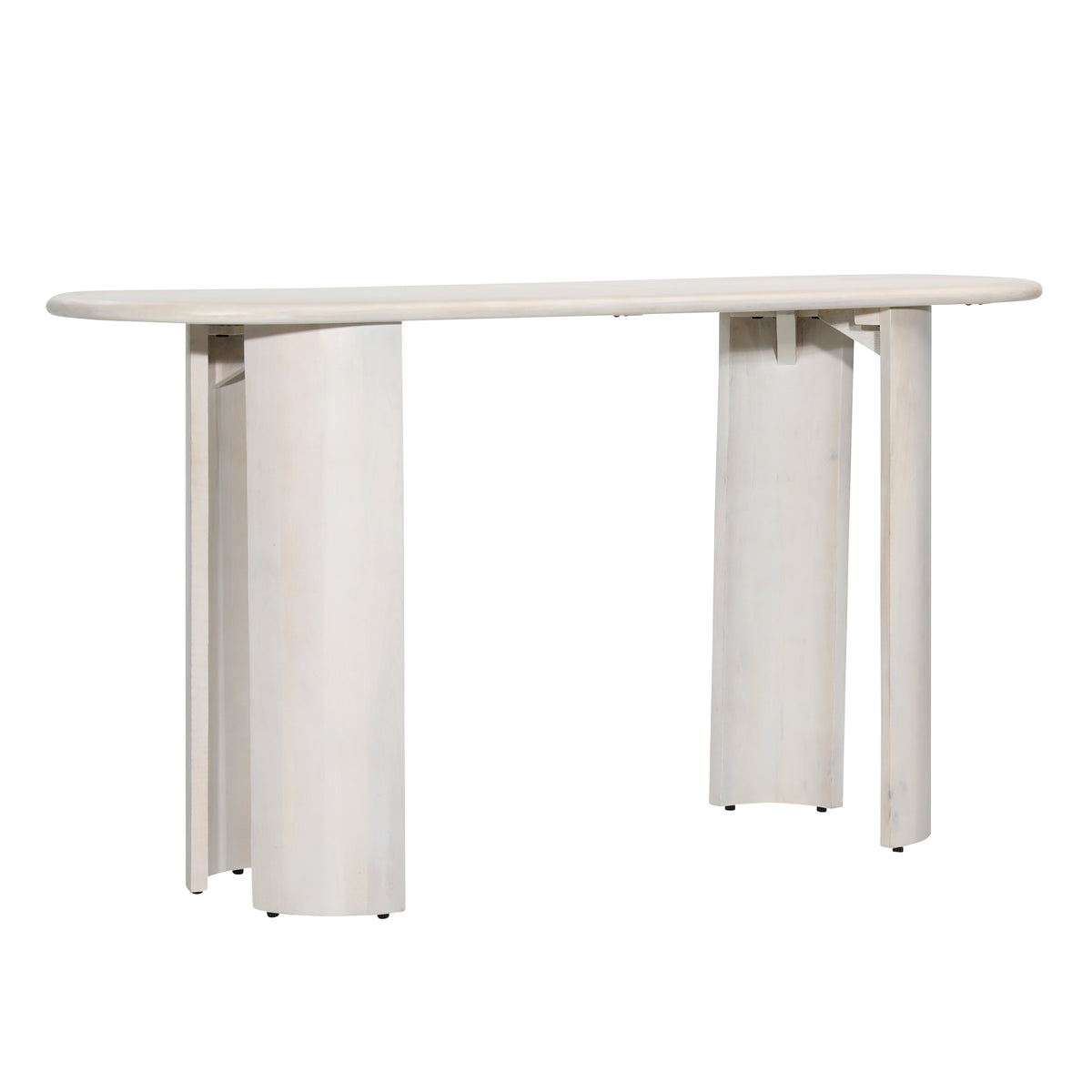 Cielo Whitewash Console Table