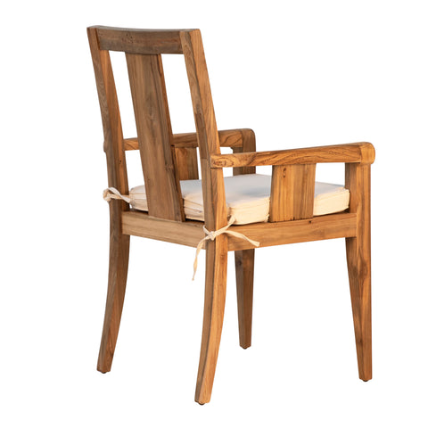 Calico Natural Finish Arm Chair Outdoor