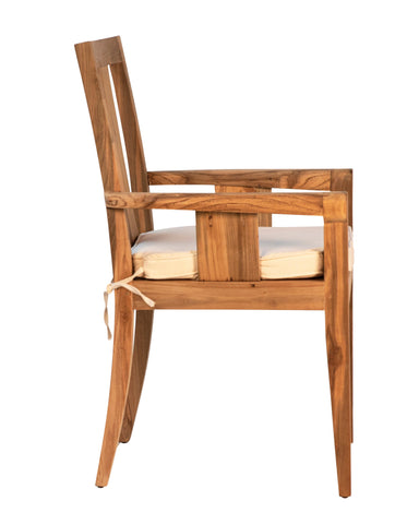 Calico Natural Finish Arm Chair Outdoor