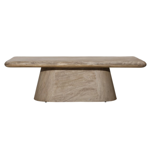 Marci Natural Sandblasted Coffee Table