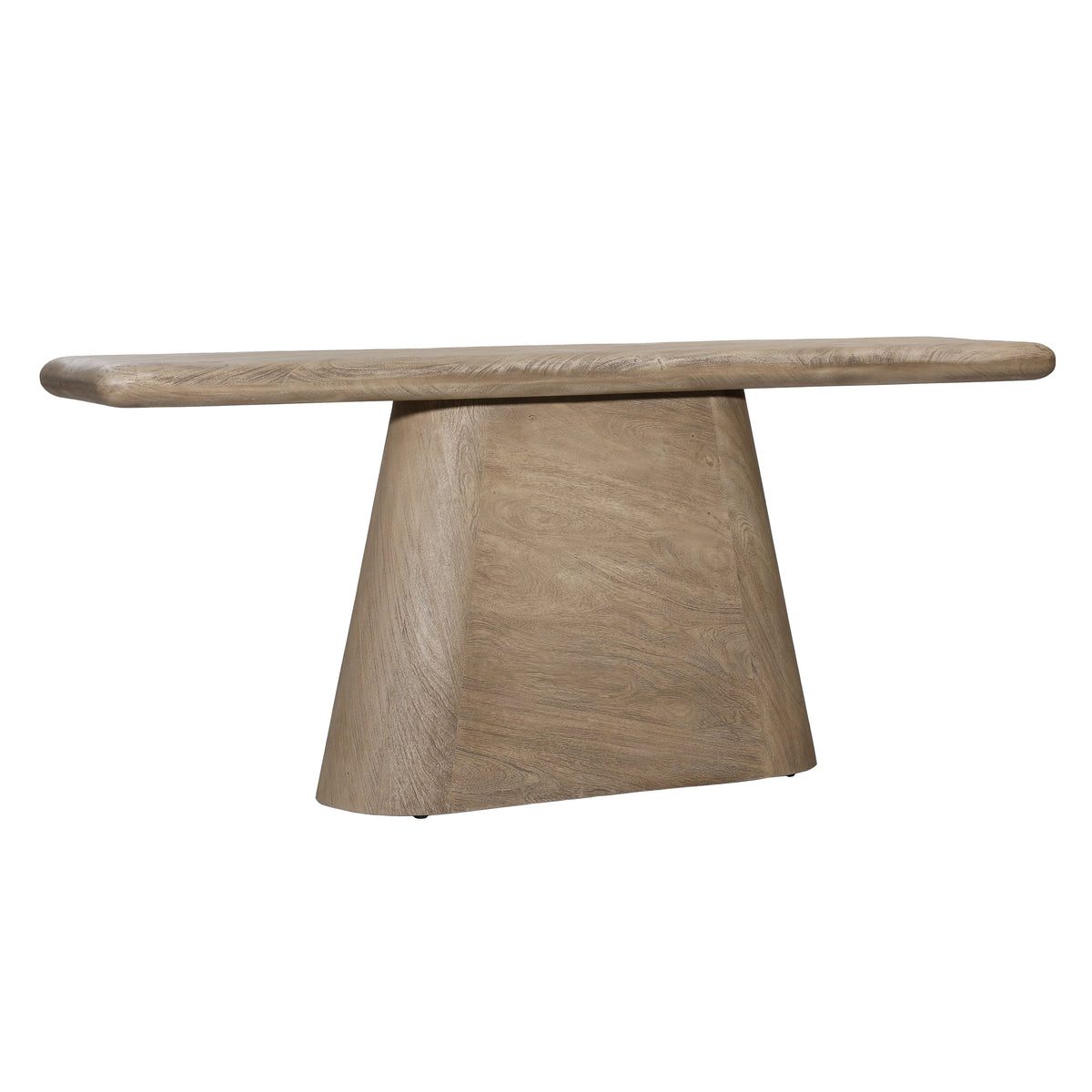 Marci Natural Sandblasted Console Table