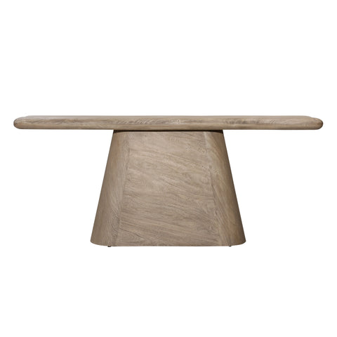 Marci Natural Sandblasted Console Table