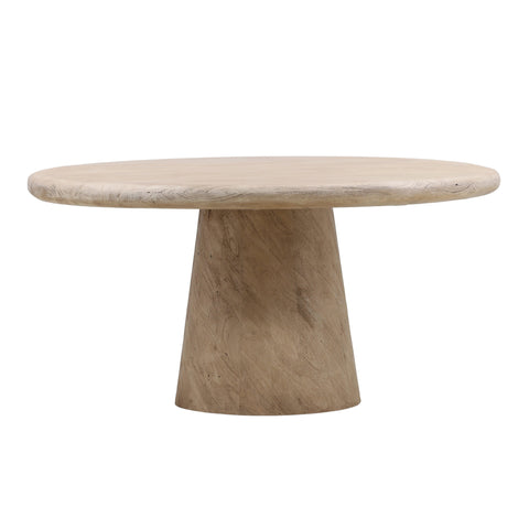 Marci Natural Sandblasted Round Dining Table