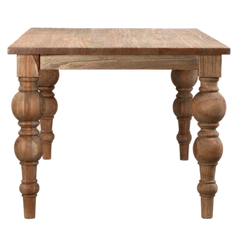 Campbell Antique Wood Finish Dining Table