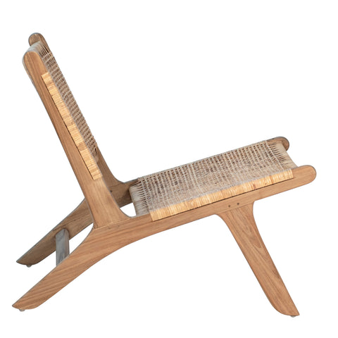 Emo Natural Finish Occasional Chair
