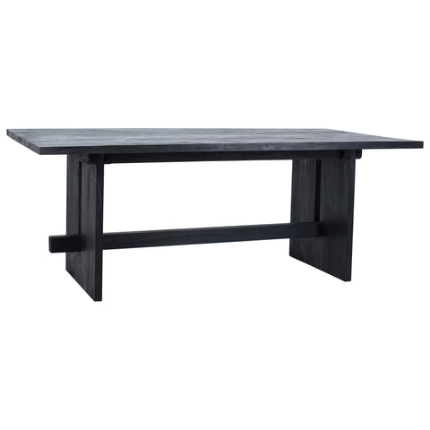 Jasmine Matte Black Sealed Finish Dining Table