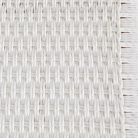 Povel Natural and White Outdoor Bench