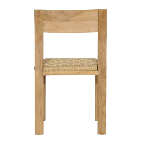 Eldrid Natural Outdoor Armless Dining Chair