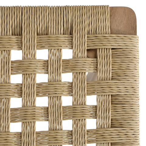 Eldrid Natural Outdoor Armless Dining Chair
