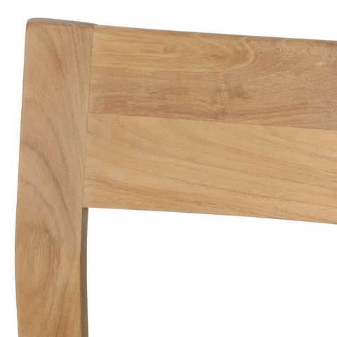 Eldrid Natural Outdoor Armless Dining Chair