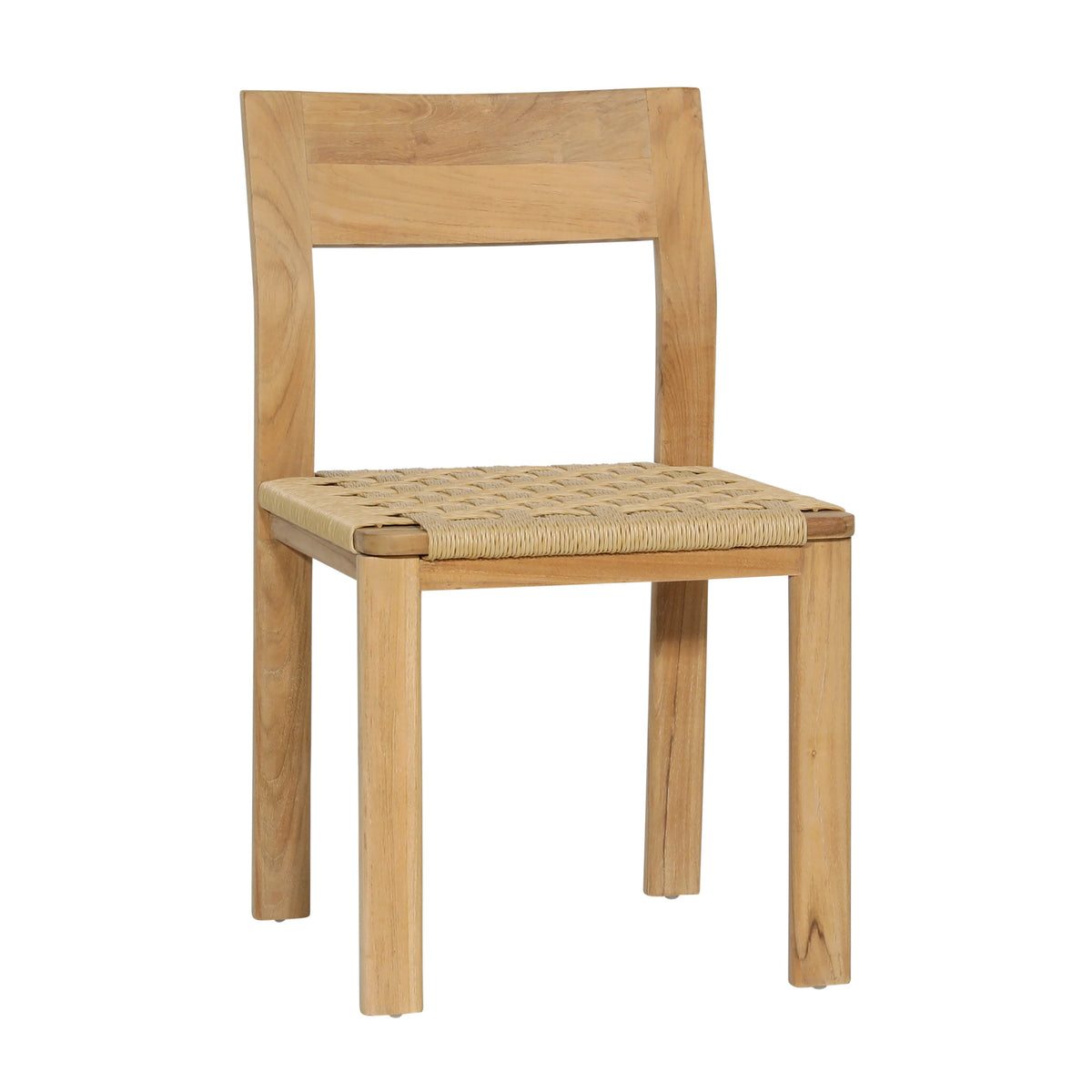 Eldrid Natural Outdoor Armless Dining Chair