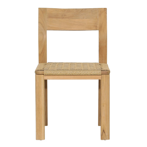 Eldrid Natural Outdoor Armless Dining Chair