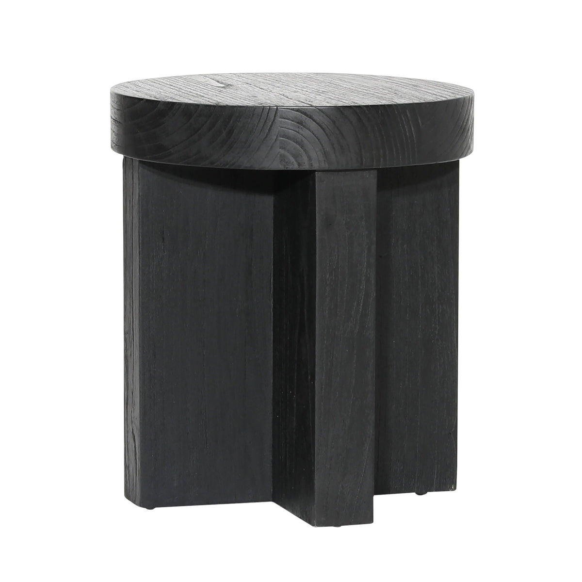 Freja Black Side Table