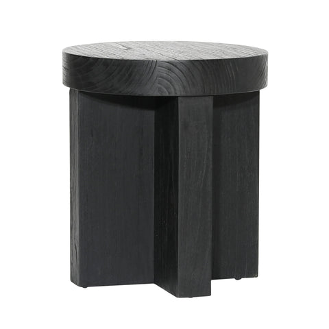 Freja Black Side Table
