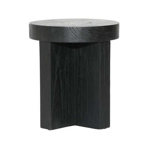 Freja Black Side Table