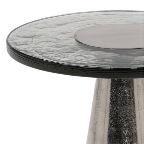 Alaric Silver Side Table