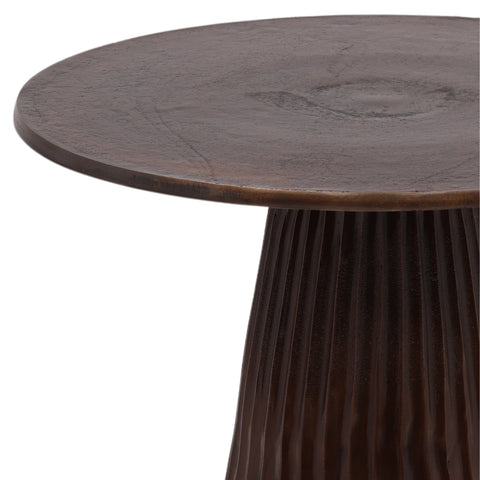 Aramis Antique Bronze Side Table