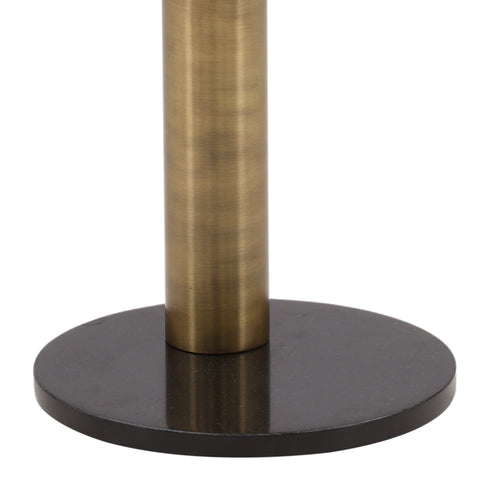 Yara Black and Gold Side Table