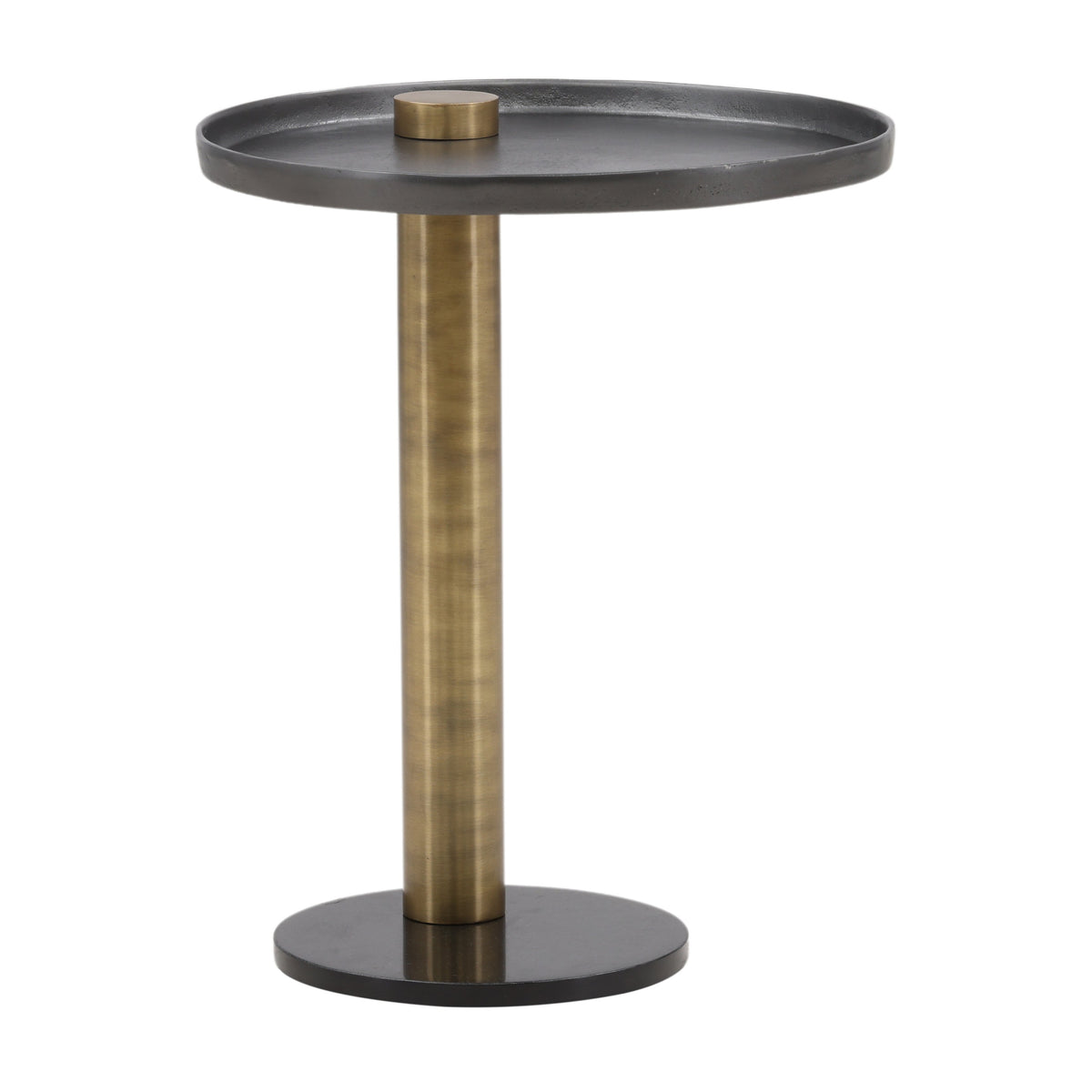 Yara Black and Gold Side Table