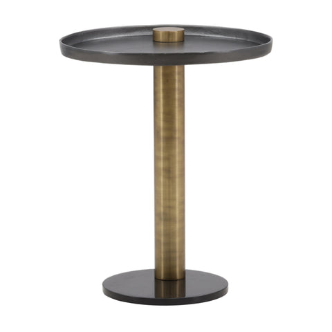 Yara Black and Gold Side Table