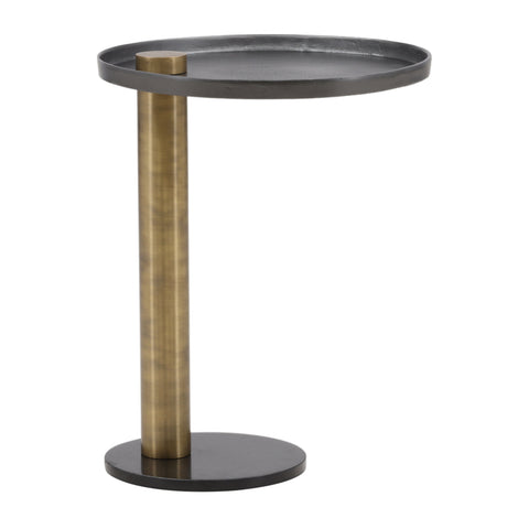 Yara Black and Gold Side Table