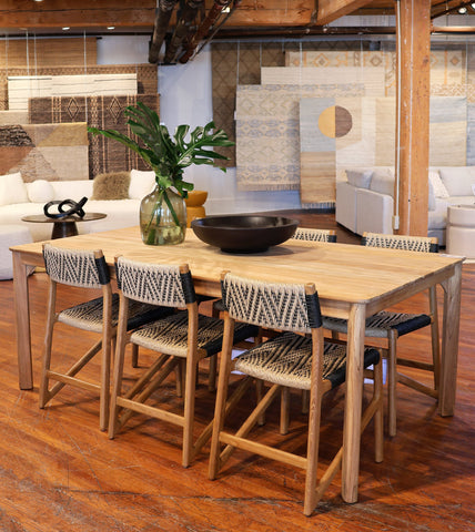 Brianna Natural Outdoor Dining Table