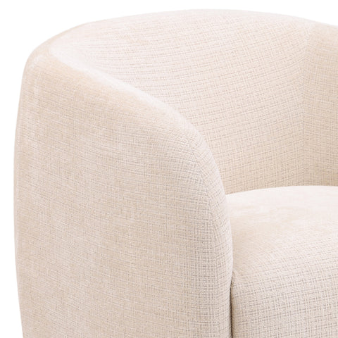 Neva Niagara Cream Occasional Swivel Chair