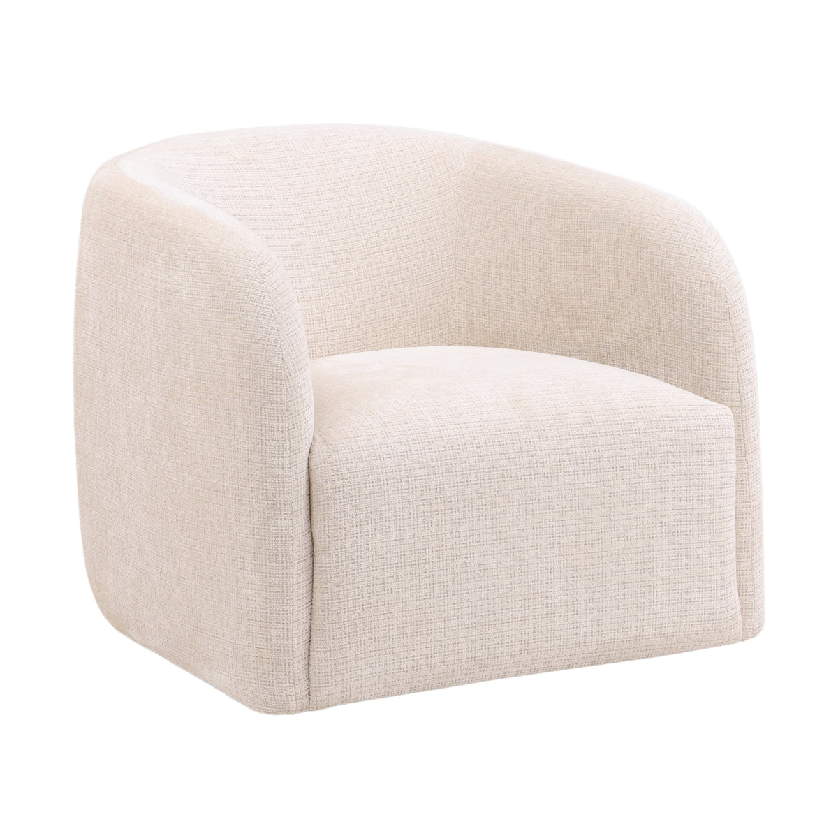 Neva Niagara Cream Occasional Swivel Chair