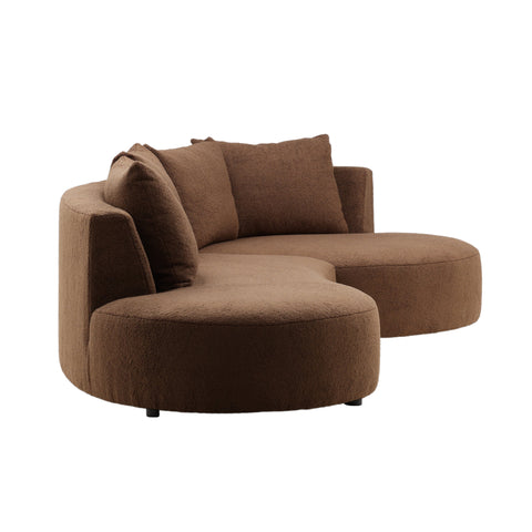 Sonia Himalaya Cocoa Sectional