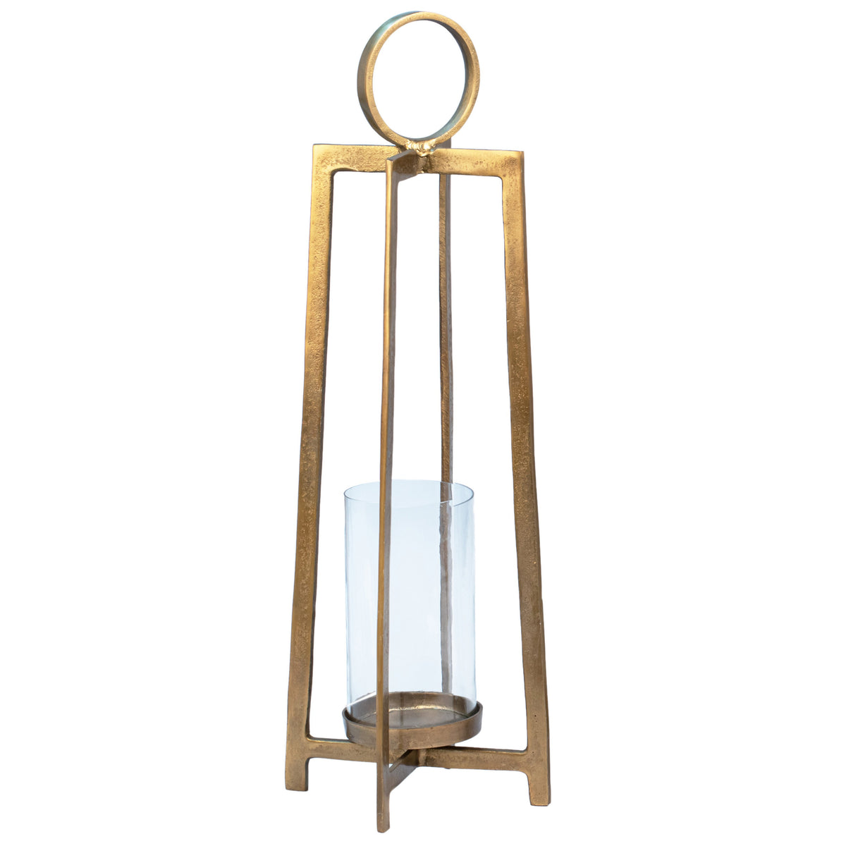 Cordelia Antique Brass Finish Lantern
