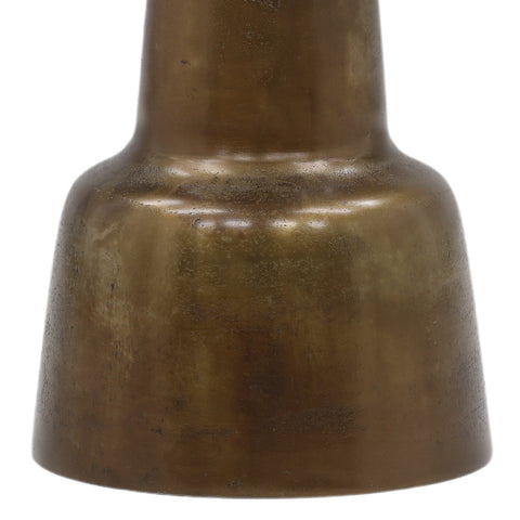 Golbez Antique Brass Finish Side Table