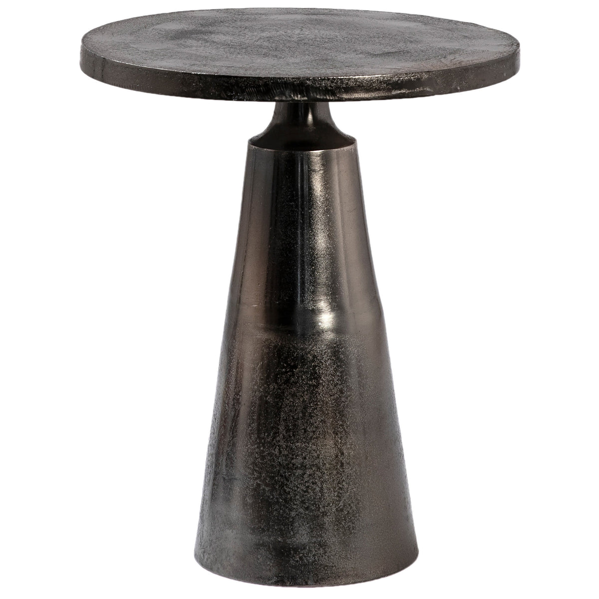 Strumm Black Nickel Finish Side Table