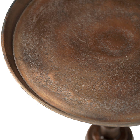 Sunbury Oil Brass Finish Side Table