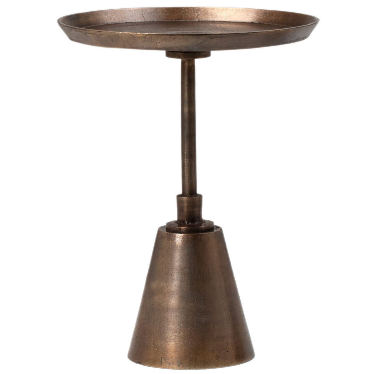 Sunbury Oil Brass Finish Side Table