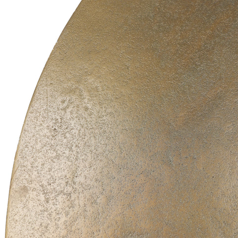 Golbez Antique Brass Finish Bistro Table