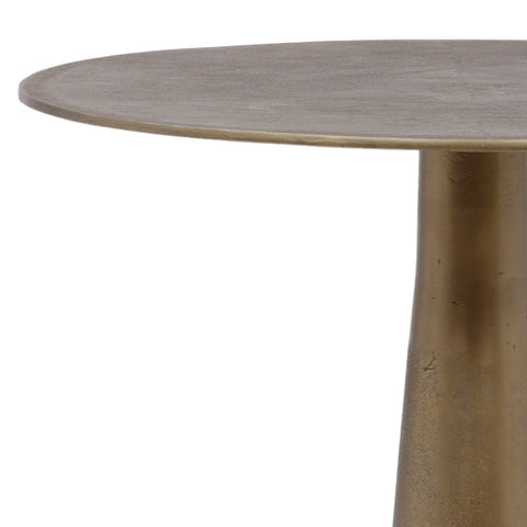 Golbez Antique Brass Counter Table