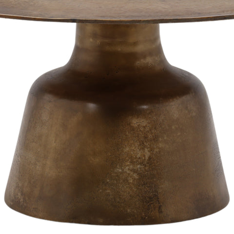 Golbez Vintage Brass Antique Finish Coffee Table