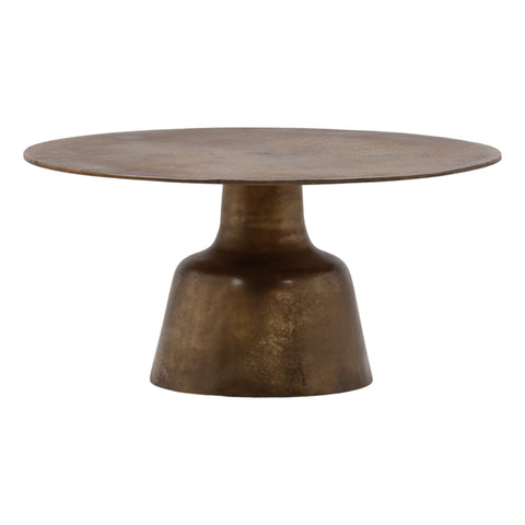 Golbez Vintage Brass Antique Finish Coffee Table