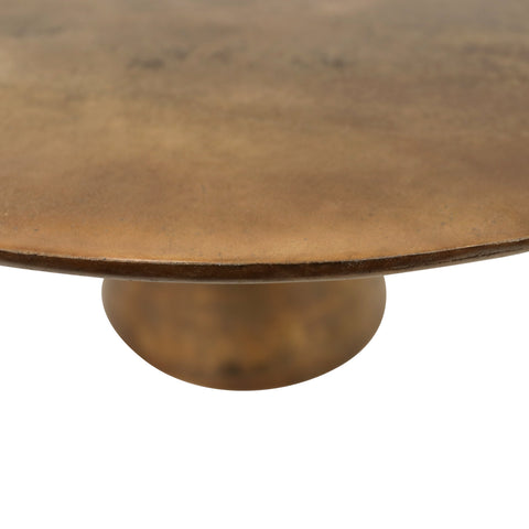 Isak Antique Brass Finish Coffee Table
