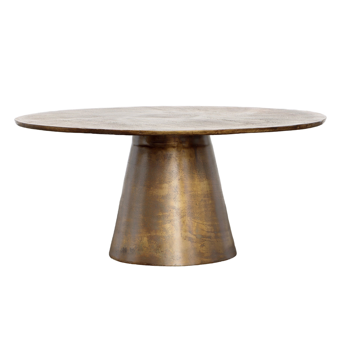 Isak Antique Brass Finish Coffee Table