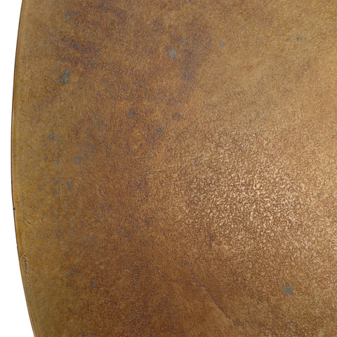 Golbez Antique Brass Finish Dining Table