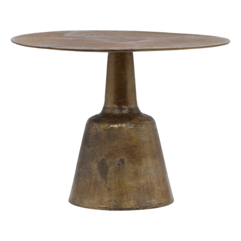 Golbez Antique Brass Finish Dining Table