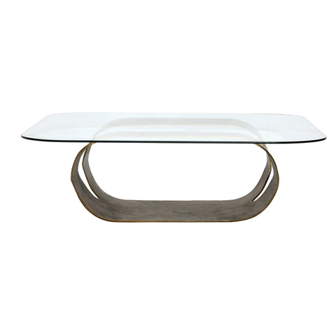 Livianna Antique Brass Coffee Table