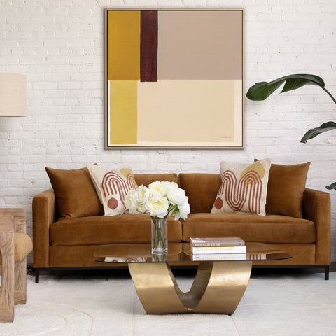 Livianna Antique Brass Coffee Table