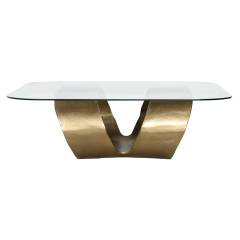 Livianna Antique Brass Coffee Table