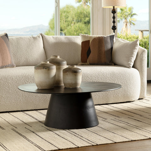 Zsolt Matte Black Coffee Table